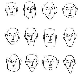 Cartoon Head Shapes