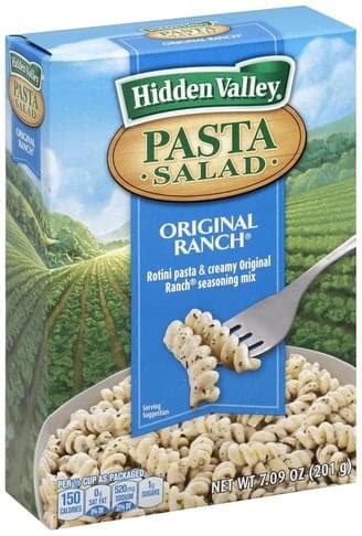 Hidden Valley Original Ranch Pasta Salad - 7.09 oz, Nutrition ...