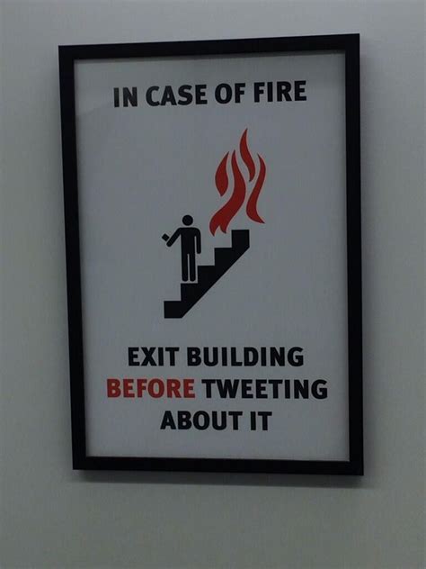 Twitter's Office Fire-Safety Poster Is Perfect Fire Safety Poster ...