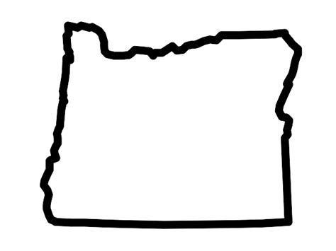 Oregon Outline clip art - vector clip art online, royalty free ... - ClipArt Best - ClipArt Best