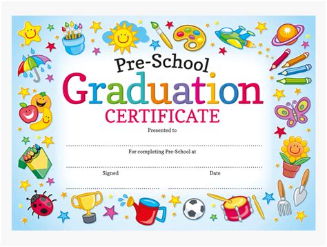 Preschool Graduation Certificate - Preschool Diploma Certificate regarding Certificate For Pre K ...