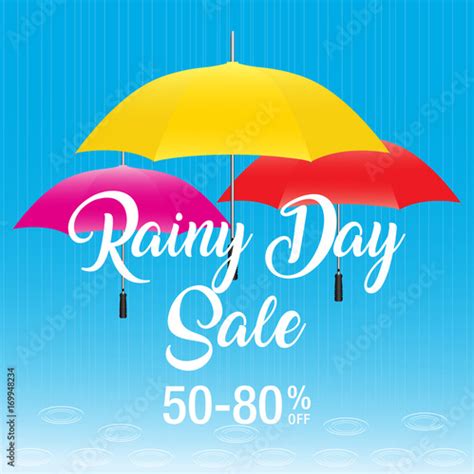 rainy day sale special offer banner - Buy this stock vector and explore ...