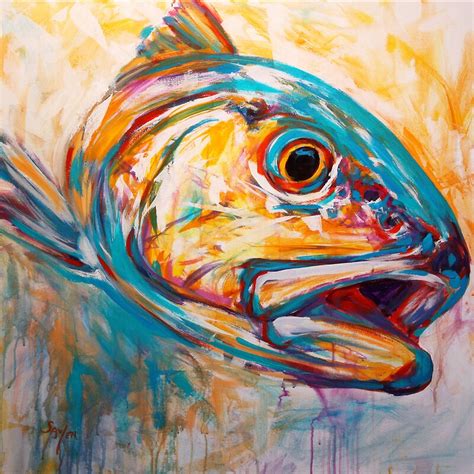 Redfish Art: Canvas Prints | Redbubble