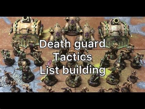 40k Death guard tactics and list building 8th edition - YouTube