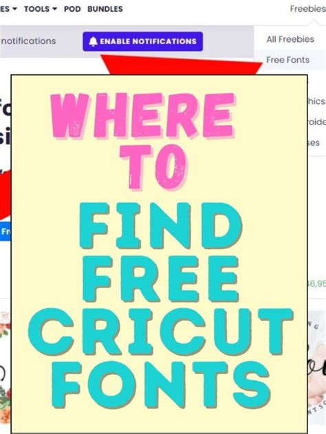 Where to Find Cricut Fonts - Leap of Faith Crafting