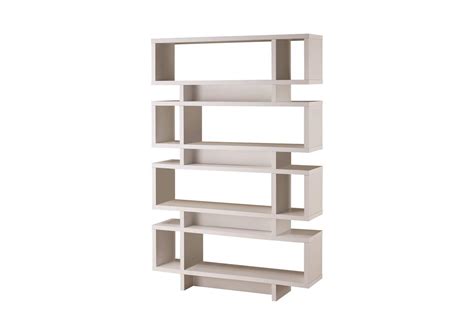 Reid 4-tier Open Back Bookcase White Quality Furniture WA