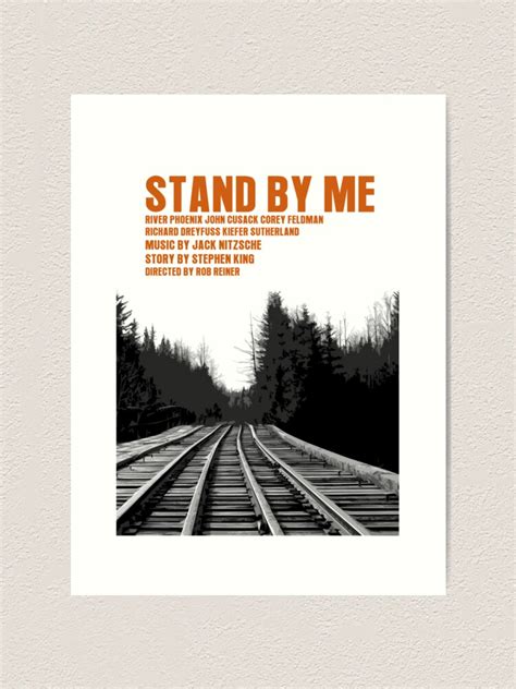 "Stand By Me Movie Poster" Art Print by FunnyFaceArt | Redbubble