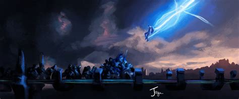 Thor: Ragnarok Digital Painting | Bifrost Battle by JayArt16 on DeviantArt