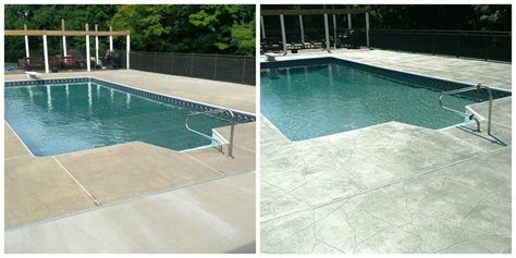 Stained Concrete Overlay Pool Deck- Concrete Surface and D… | Flickr