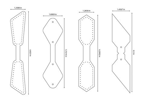 Set of 9 Keychain Digital Svg Pdf Pattern, Leather Keychain Laser Cut Template, Pdf Keychain ...