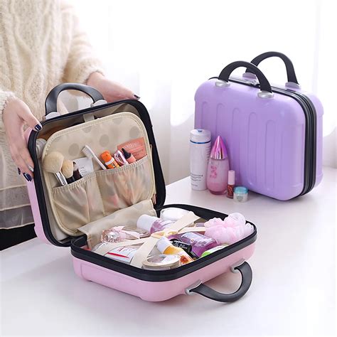 Women Cosmetic Cases Capacity Large Cosmetic Bags Box Makeup Case Beauty Case Travel Bages ...