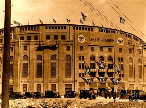 Grand Opening of Old Yankee Stadium April 18 1923 Photograph by Peter ...