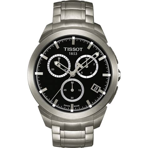 Tissot Men's Titanium Chronograph Watch - Watches from Francis & Gaye Jewellers UK