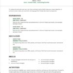 Resume Templates Word Free (2) - TEMPLATES EXAMPLE | TEMPLATES EXAMPLE