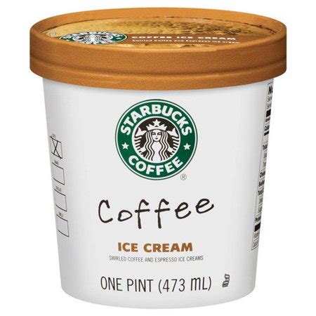 Starbucks Coffee Ice Cream, 1pt - Walmart.com