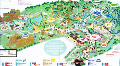 Hersheypark - 2007 Park Map