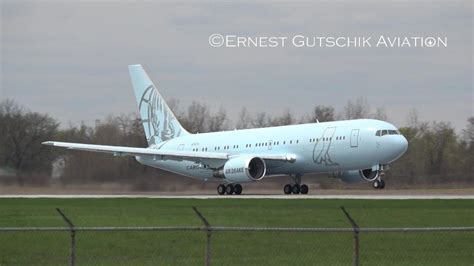 Drake's Private Boeing 767-24Q(ER) Departing RWY 12 | Hamilton Int'l - YouTube | Boeing 767 ...