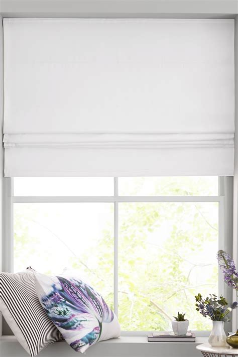 Next Cotton Studio* Roman Blind - White | Blackout roman blinds, Roman blinds, Blinds