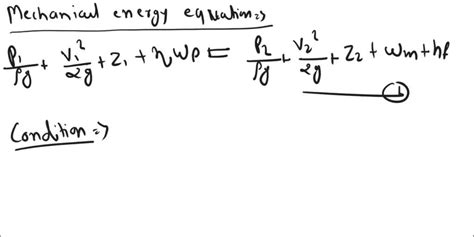 SOLVED: Outline the assumptions that are inherent in applying the Bernoulli equation, as given ...