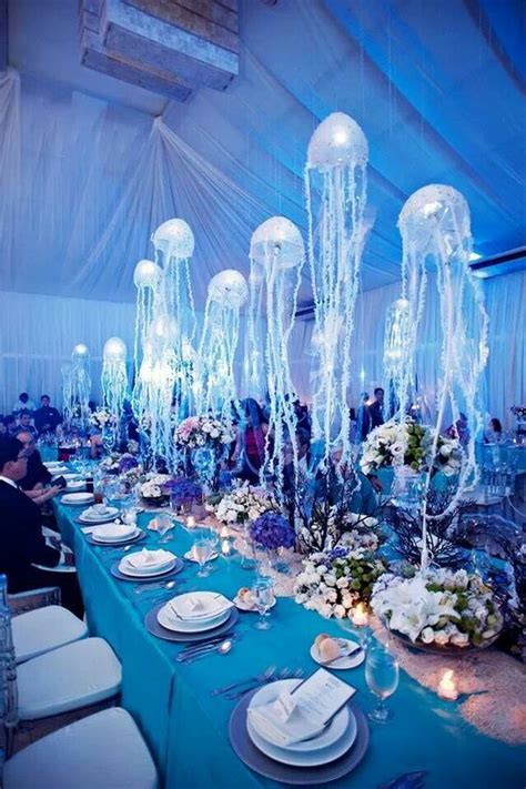 Originaux décorations de mariage sur le thème marin Sea Wedding Theme ...