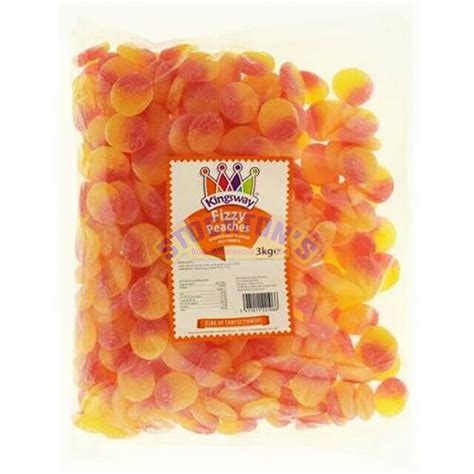 Fizzy Peaches 3kg - Stockton's Wholesale Sweets