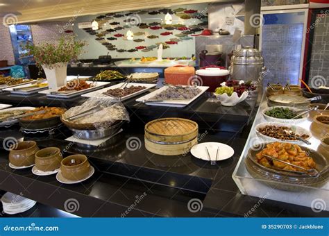 Korean Buffet Restaurant Cuisines Stock Image - Image of travel ...