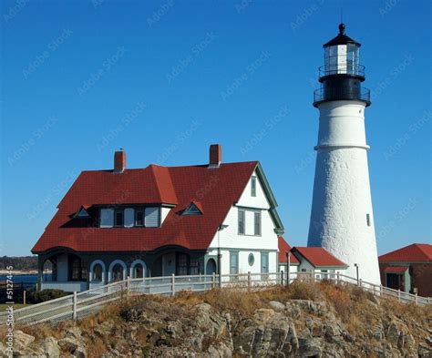 Portland Head Lighthouse Stock Photo | Adobe Stock