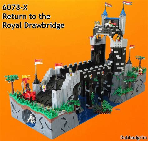 6078-X - Return to the Royal Drawbridge | Lego castle, Lego knights, Lego