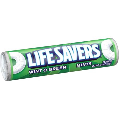 LifeSavers Wint O Green Mints - 20 roll box, 15 per case - Walmart.com