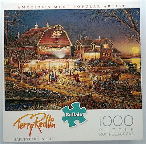 jigsaw puzzle 1000 pc Terry Redlin Harvest Moon Ball Dance Buffalo Games #BuffaloGames | Terry ...