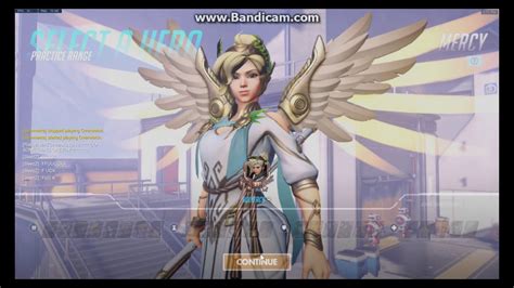 Summer Games Mercy "Winged Victory" Skin test! [Overwatch] - YouTube