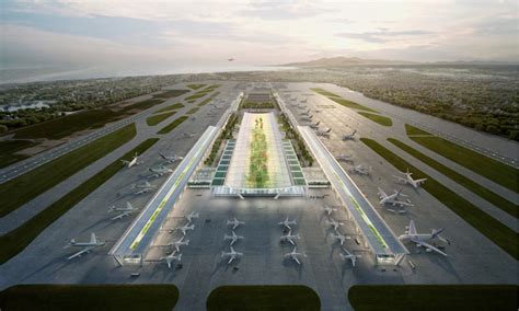 foster + partners reveals taiwan airport terminal proposal