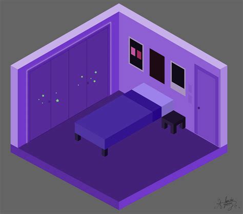 ArtStation - My Purple Bedroom.