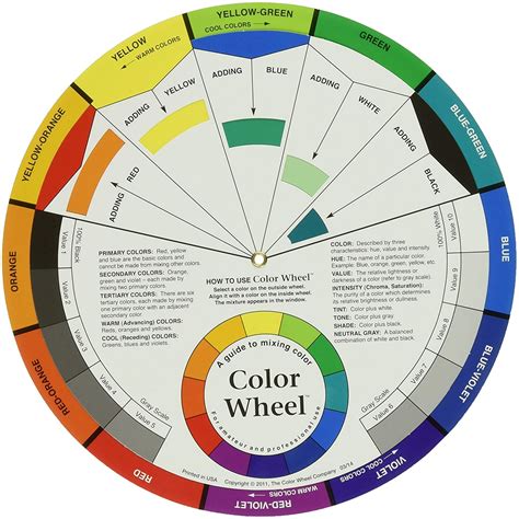 Paper Plate Color Wheel