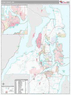 Kitsap County, WA Map Book (Premium Style)