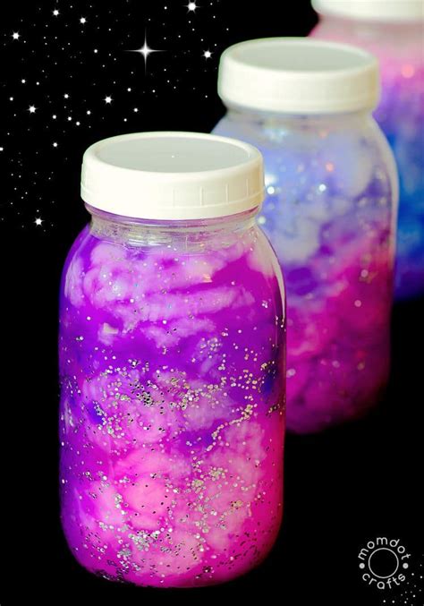 Galaxy Jar DIY Hold the Galaxy Glowing in your hands