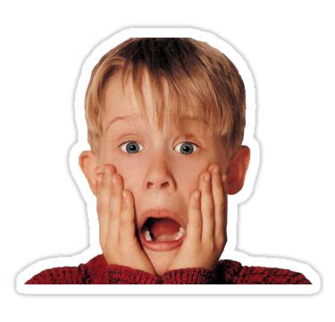 "Macauly Culkin From Home Alone" Stickers by KiyomiShop | Redbubble ...