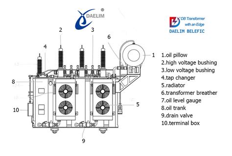 What is the structure of the oil-immersed transformer? | Daelim Transformer