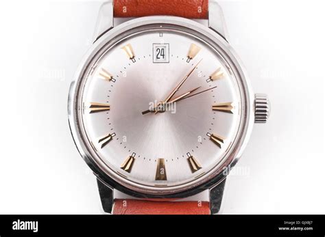 Brown Vintage Watch Stock Photo - Alamy