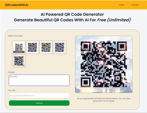 AI Powered QR Code Generator - Generate Beautiful QR Codes With AI For ...