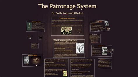 The Patronage System by Allie Just on Prezi