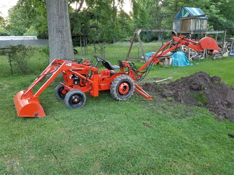 Ecomony tractor loader backhoe | Tractors, Tractor idea, Small tractors