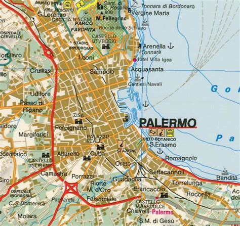 Map of Palermo