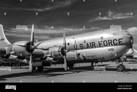 Vintage Aircraft - Black & White Stock Photo - Alamy