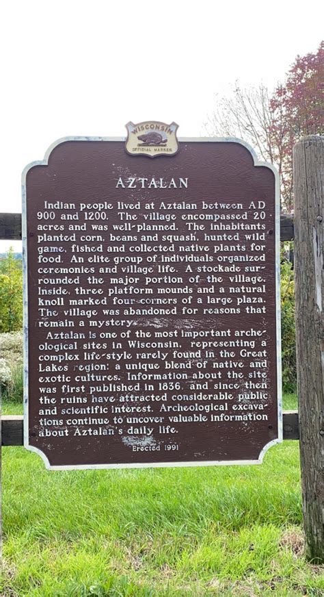 Information about history of Aztalan State Park by Sostitanic1912 on ...