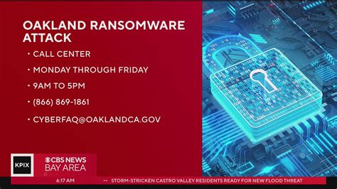 Personal information stolen in Oakland ransomware attack - YouTube