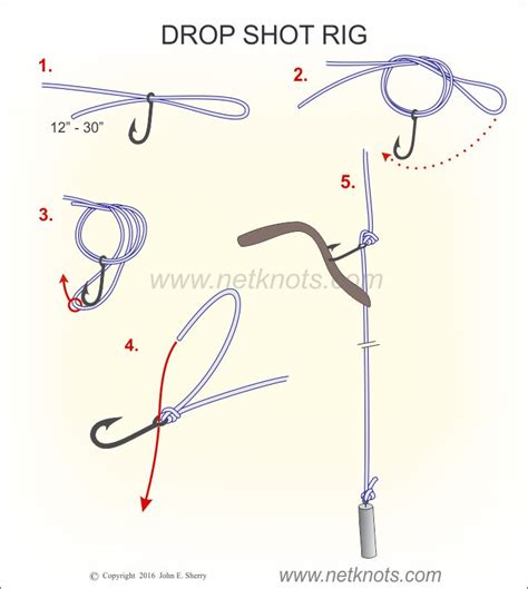 Drop Shot Rig - How to tie a Drop Shot Rig | Fishing Knots