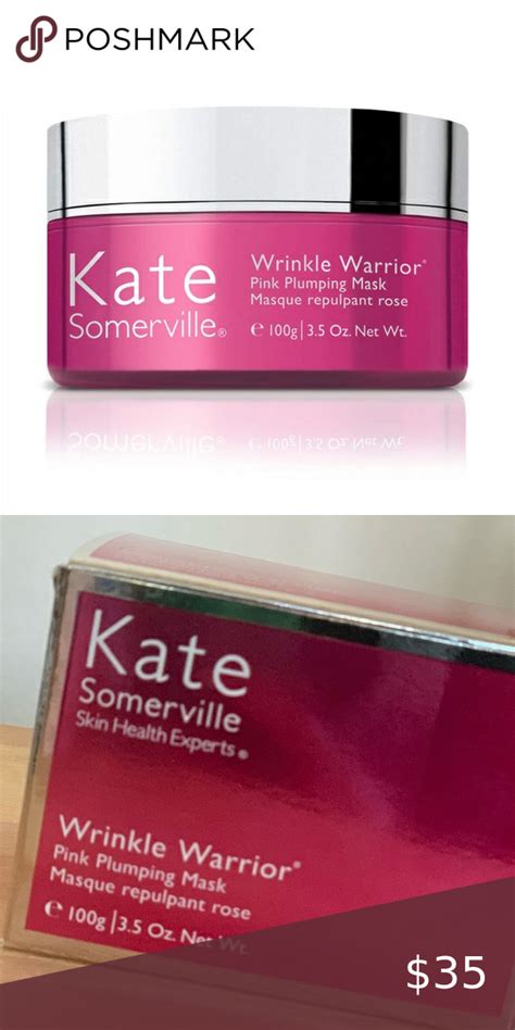 Kate Somerville Wrinkle Warrior Pink Plumping Mask in 2020 | Plumping, Kate somerville, Gel mask