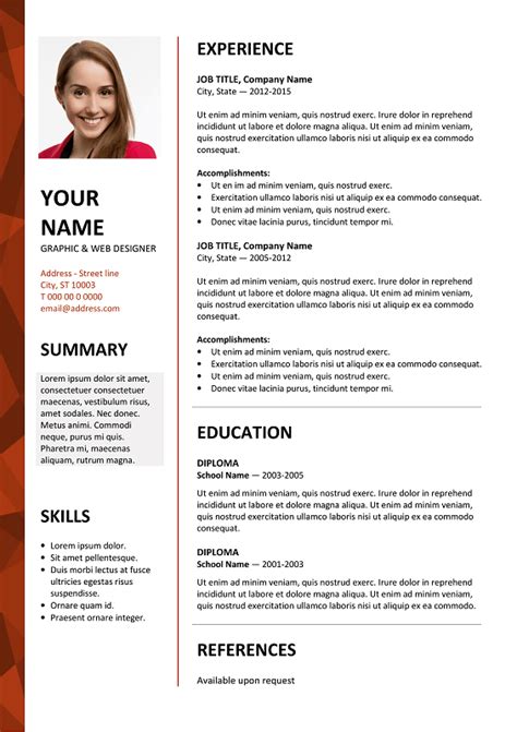 47+ Publisher Curriculum Vitae Templates Gif - Modello