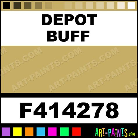 Depot Buff Model Acrylic Paints - F414278 - Depot Buff Paint, Depot Buff Color, Testors Model ...